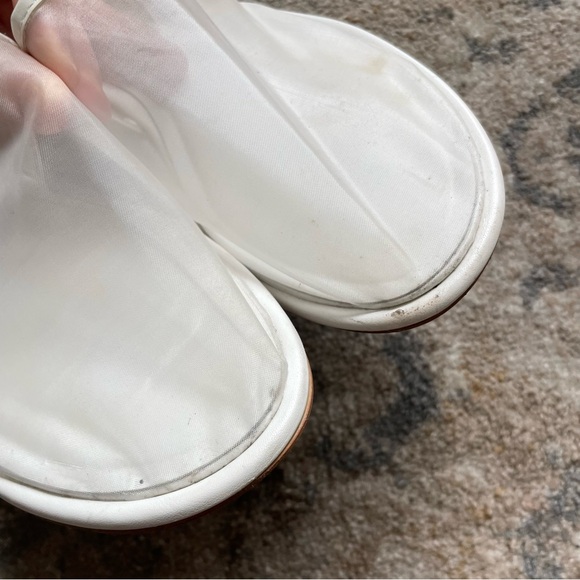 Zara White Sheer Mesh Minimalist Chic Sandal EU 40 US 9 - Picture 3 of 6